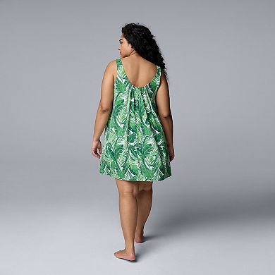 Plus Size Simply Vera Vera Wang Cozy Sleep Chemise