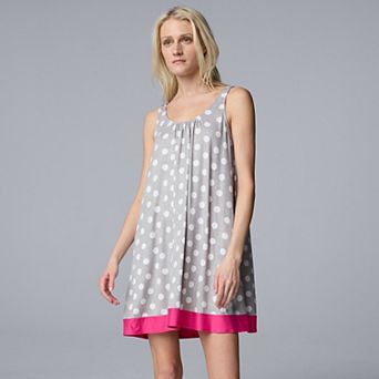 Women's Simply Vera Vera Wang Cozy Sleep Chemise