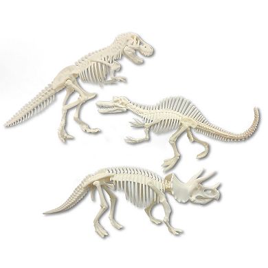 Top Secret Toys Dissect-It: Dino Dig - Discover 3 Dinosaur Skeletons, Hidden Inside A Synthetic T-Rex, STEM