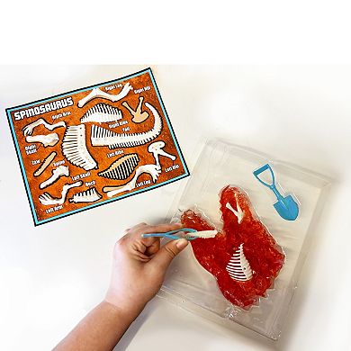 Top Secret Toys Dissect-It: Dino Dig - Discover 3 Dinosaur Skeletons, Hidden Inside A Synthetic T-Rex, STEM