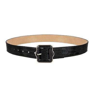 Women's LC Lauren Conrad Reversible Ornate Center Bar Buckle Belt