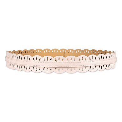 Women's LC Lauren Conrad Scalloped Edge Eyelet Belt