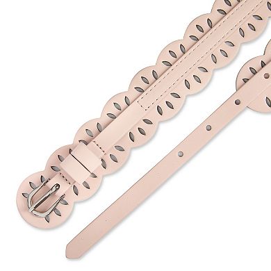 Women's LC Lauren Conrad Scalloped Edge Eyelet Belt
