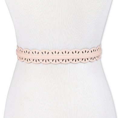 Women's LC Lauren Conrad Scalloped Edge Eyelet Belt
