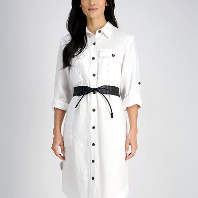 Women's LC Lauren Conrad Woven Stretch Rafia Tie-Front Bow Belt