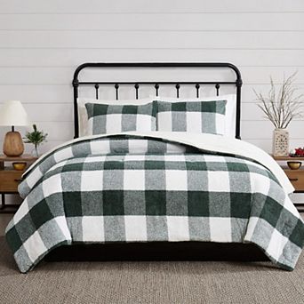 Cannon Cozy Buffalo Check Comforter Set with Shams
