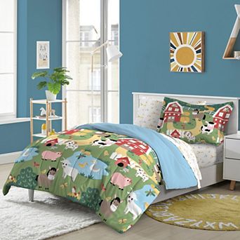 Dream Factory Barnyard Animals Bed Set