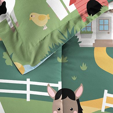 Dream Factory Barnyard Animals Bed Set