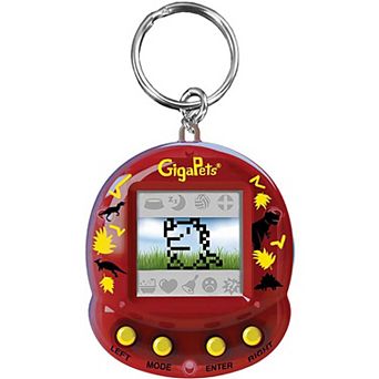Top Secret Toys GigaPets: Tech T-Rex - The 90’s GigaPets Reinvented, Virtual Interactive Pet Keychain