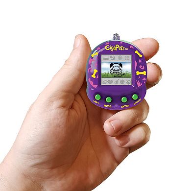 Top Secret Toys GigaPets: Pixel Puppy - The 90’s GigaPets Reinvented, Virtual Interactive Pet Keychain