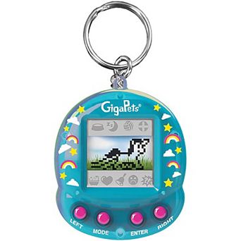 Top Secret Toys GigaPets: Virtual Unicorn - The 90’s GigaPets Reinvented, Virtual Interactive Pet Keychain