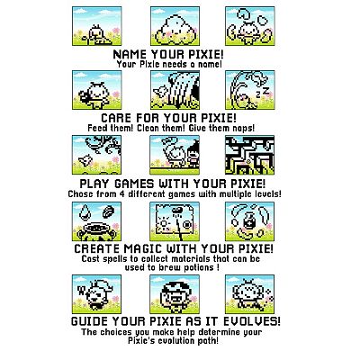Top Secret Toys GigaPets: Pixie Virtual Interactive Pet Keychain