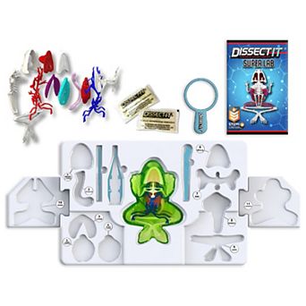 Top Secret Toys Dissect-It: Deluxe Super Frog Lab - Synthetic Dissection Kit, STEM Learning Guide