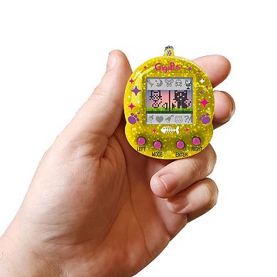 Top Secret Toys GigaPets: StarCat/CompuKitty Classic Or Magic, Virtual Interactive Pet Keychain