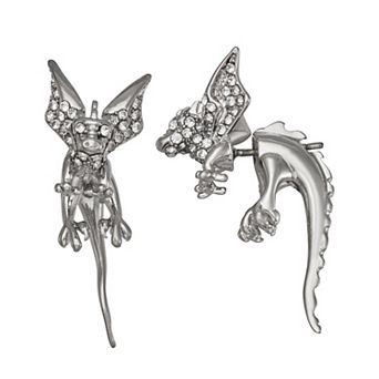 Simply Vera Vera Wang Dragon Front-Back Earrings