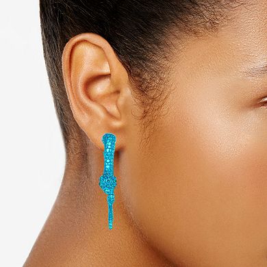 Simply Vera Vera Wang Front-Back Snake Earrings