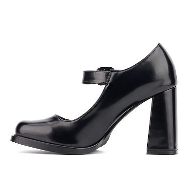Olivia Miller Mercury Women's Block Heel Maryjanes
