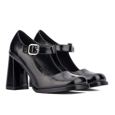 Olivia Miller Mercury Women's Block Heel Maryjanes