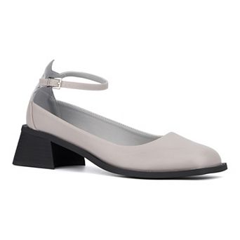 Olivia Miller Astrology Women's Block Heeled Ankle Strap Sandals