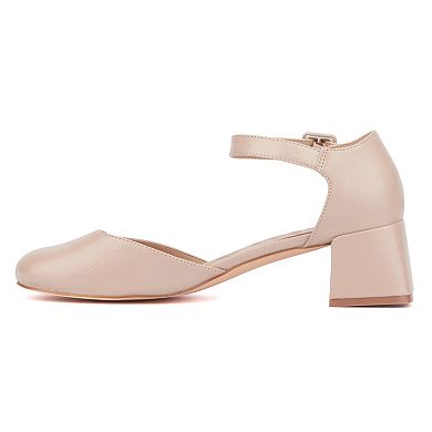 Olivia Miller Ascendant Women's Block Heeled Ankle Strap Sandals
