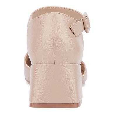 Olivia Miller Ascendant Women's Block Heeled Ankle Strap Sandals