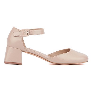 Olivia Miller Ascendant Women's Block Heeled Ankle Strap Sandals