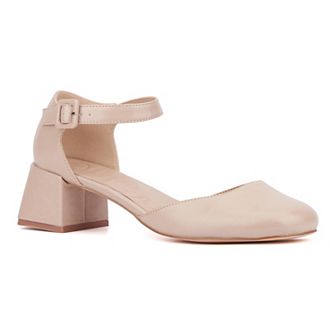 Olivia Miller Ascendant Women's Block Heeled Ankle Strap Sandals