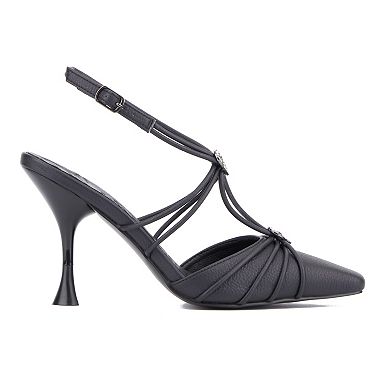 Olivia Miller Celestial Women's Strappy Pointed Stiletto Heels