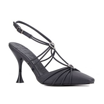 Olivia Miller Celestial Women's Strappy Pointed Stiletto Heels