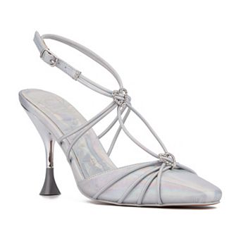 Olivia Miller Celestial Women's Strappy Pointed Stiletto Heels