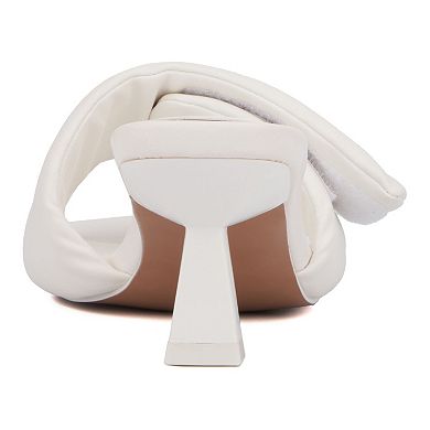 Olivia Miller Allure Women's Puffy Slide-On Heels