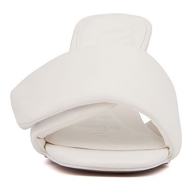 Olivia Miller Allure Women's Puffy Slide-On Heels