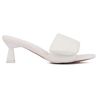 Olivia Miller Allure Women's Puffy Slide-On Heels