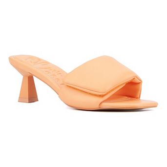Olivia Miller Allure Women's Puffy Slide-On Heels