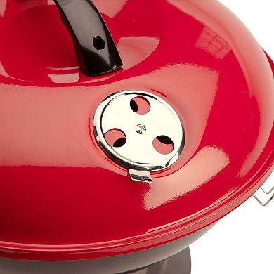 Cuisinart Outdoor Portable Red Charcoal Grill