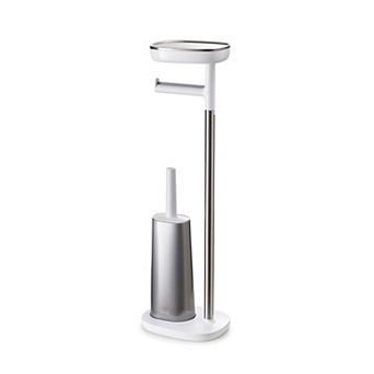 Joseph Joseph EasyStore™ Plus Standing Toilet Paper Holder with Flex™ Steel Toilet Brush