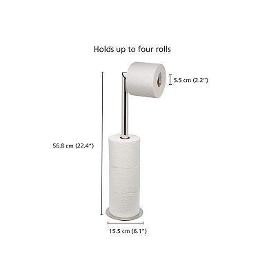 Joseph Joseph EasyStore Luxe 2-in-1 Toilet Paper Roll Stand