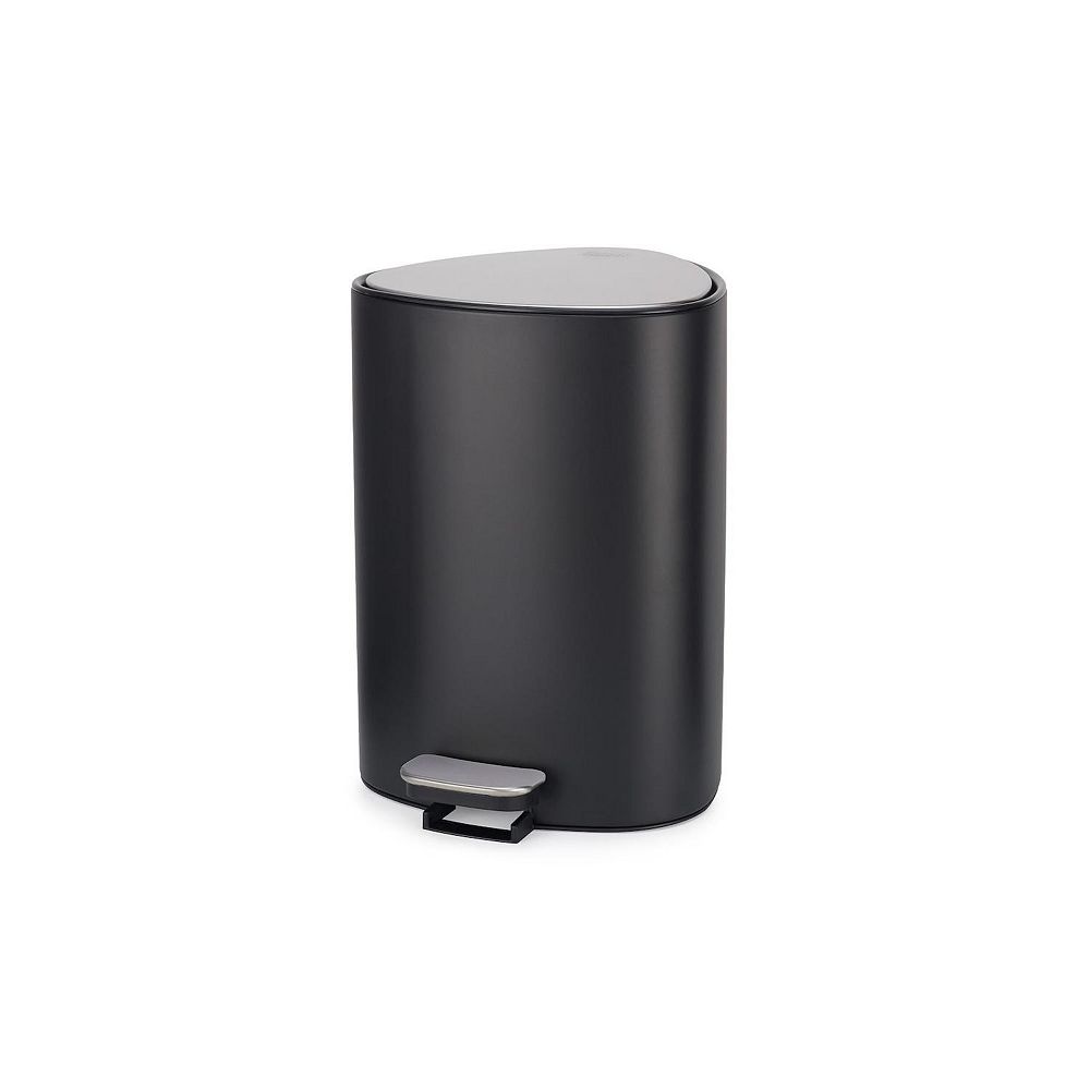 Joseph Joseph EasyStore Steel 5-Liter Pedal Bathroom Trash Can with ...