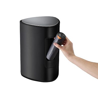 Joseph Joseph EasyStore Steel 5-Liter Pedal Bathroom Trash Can with Liner Storage