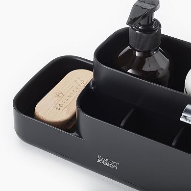 Joseph Joseph EasyStore Matte Black Bathroom Caddy