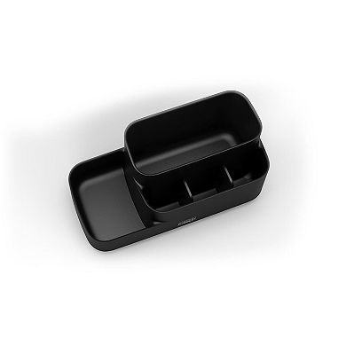 Joseph Joseph EasyStore Matte Black Bathroom Caddy