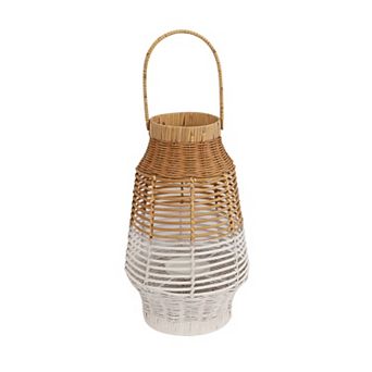 Sonoma Goods For Life® Half Dip Rattan Lantern