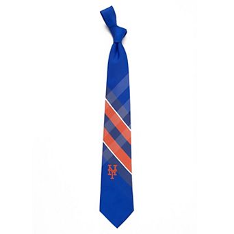 Men's New York Mets Plaid Accent Tie