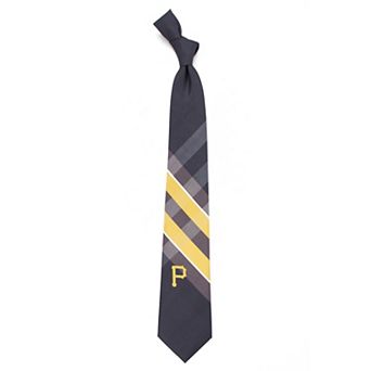Men's Pittsburgh Pirates Plaid Accent Tie