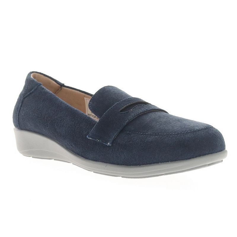 Propet Yetta Women's Slip On Shoes, Size: 10 Wide, Blue