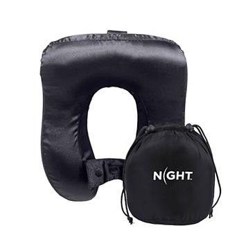 NIGHT® Airlight Memory Foam & Satin Travel Pillow