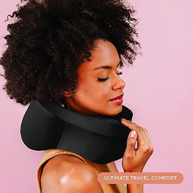 NIGHT Airlight Memory Foam & Satin Travel Pillow