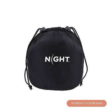 NIGHT Airlight Memory Foam & Satin Travel Pillow