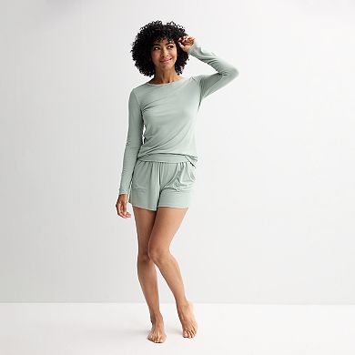 Women's Sonoma Goods For Life® Fold Over Sleep Shorts