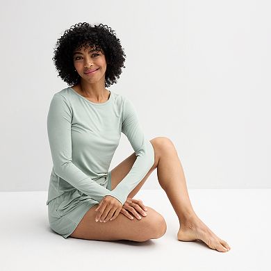 Women's Sonoma Goods For Life® Fold Over Sleep Shorts